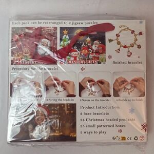 NewAdvent Calendar Jigsaw Puzzles, 24 Box 50+ Pieces, Christmas Santa Countdown‎